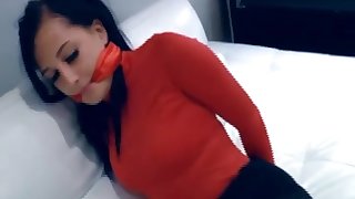 Bound teen gags and assfucked