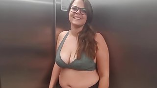 Busty teen smelly and blackmailed by her neighbour