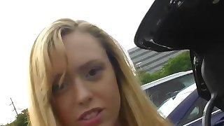 Kermis teen babe Lucy Tyler pounded hardcore in a car